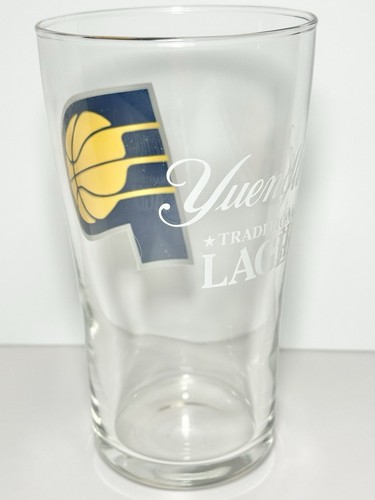 Indiana Pacers NBA Pint Beer Glass Yuengling Traditional Lager - Picture 3 of 3