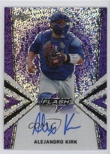 2019 Leaf Flash Purple 8/25 Alejandro Kirk #BA-AK1 Auto 4z8