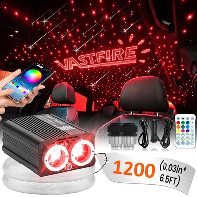 1200X Twinkle Meteor Home Car Headliner Ceiling Starry Light RGBW w/ App Control