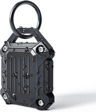 Waterproof Airtag Keychain Holder Case,Screw Full Cover Compatible with Apple A