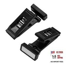 2 PCS Car Ticket Clip Clamp Dashboard Storage Hook for Registration Magnetic