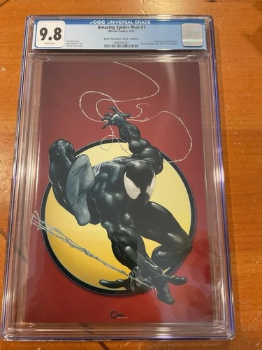 Amazing Spider-Man #1 CGC 9.8 Black Flag Comics "Virgin" Edition Clayton Crain