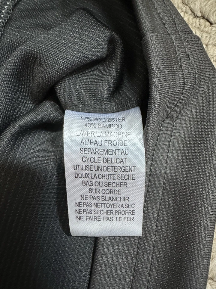 Retro Men’s ZOIC Cycling MTB Commuter Jersey Gray Half-Zip Relaxed Large - Image 4 of 4