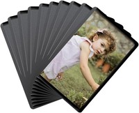Mini Magnet Bilderrahmen 7,5 X 5 Cm Fotomagnete Schwarz FüR KüHlschrank Fotos
