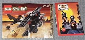 Lego 5928 System Adventurers Desert Bi-Wing Baron Complete Set Vintage Manual