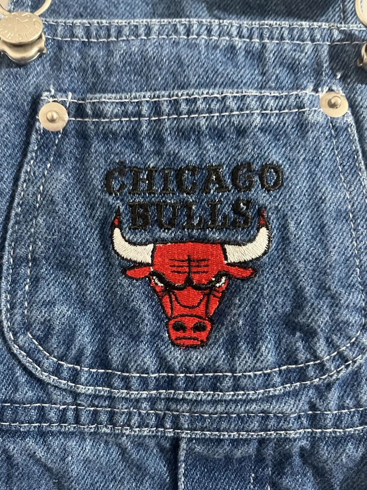 Mono vaquero vintage Jump Ball Club Mighty Mac Chicago Bulls talla 18 meses Foto 2 de 4