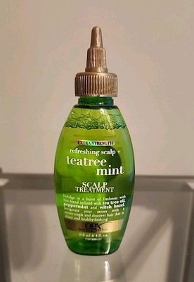 Tea Tree OGX Extra Strength Refreshing Scalp Tea Tree Mint Scalp Treatment, 4 Oz