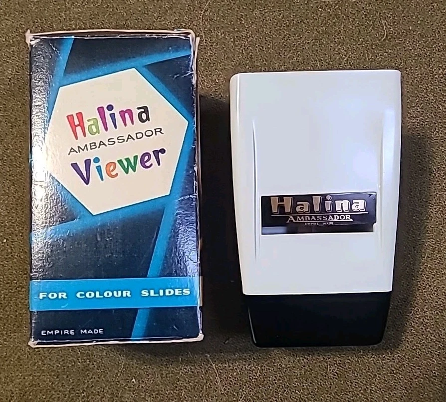 Visor Halina Nº 529 Vintage Años 50/60 Para Diapositivas de Color Hecho por Emipire Caja Hong Kong Foto 4 de 4