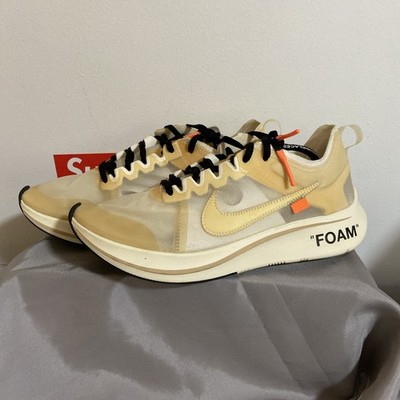 Size 9 - Nike Off-White x Zoom Fly SP The Ten Discoloration