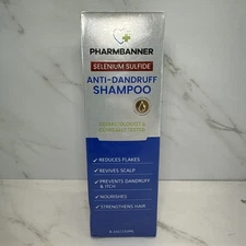 PHARMBANNER✨ Anti-Dandruff Shampoo✨Selenium Sulfide For All Hair Types✨ 8.4oz