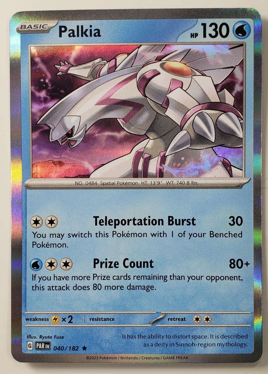 HOLO Palkia 040/182 NM / M - Paradox Rift Pokemon Card - $2
