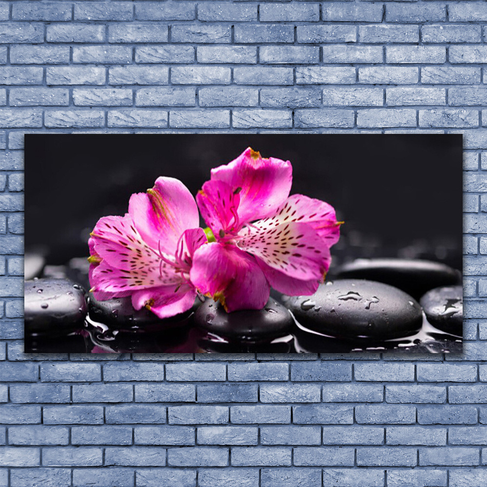 Tableau sous verre 140x70 anti-poussière grand format pour salon lumineux