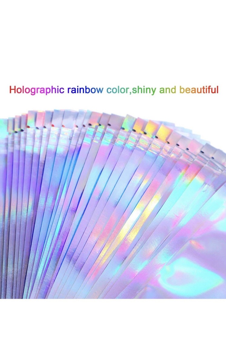 100 Pcs Smell Proof Bags - 4x6 Inches Clear Ziplock Italy - Foto 5