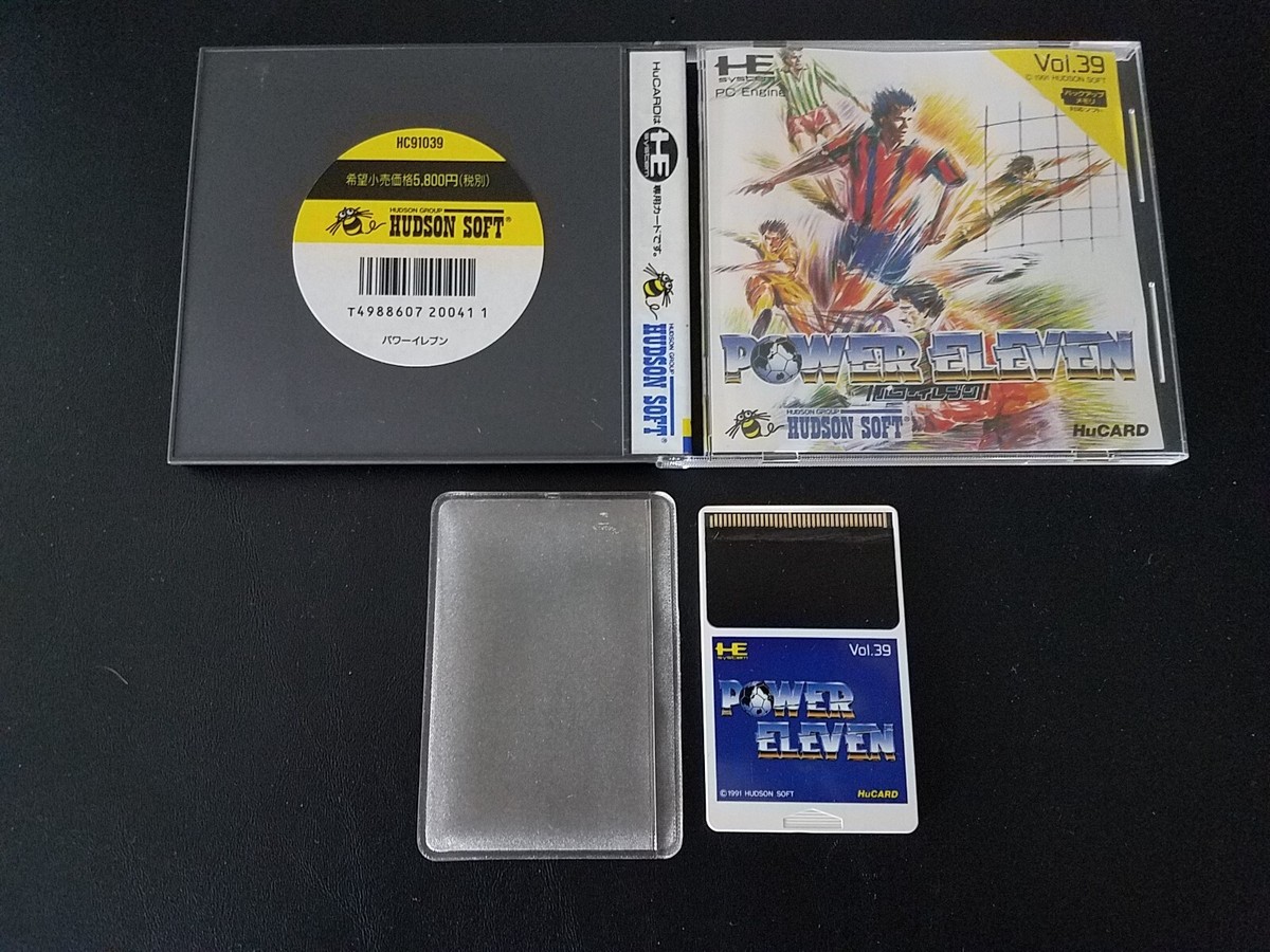 NEC PC Engine Hucard - Power Eleven Soccer - Import Japan NEC PC Engine Hucard - Power Eleven Soccer - Import Japan