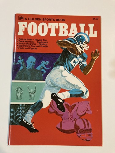 Vintage 1975 Golden Press 4 Sport Books Baseball Football (4) Books Box Set - Picture 7 of 8