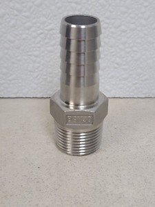 Manufacturer Varies Barbed Hose Fitting Hose ID 3/4" NPT HB075SS Manufacturer