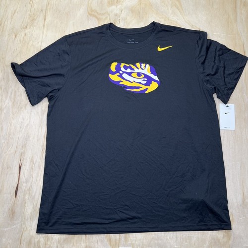 NEW XXL LSU Tigers Nike Primetime Legend Alternate Logo Shirt Dri Fit