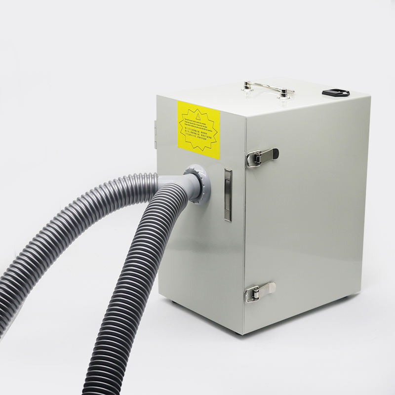 550W Dental Lab Dust Collector Extractor Digital TwinImpeller Vacuum