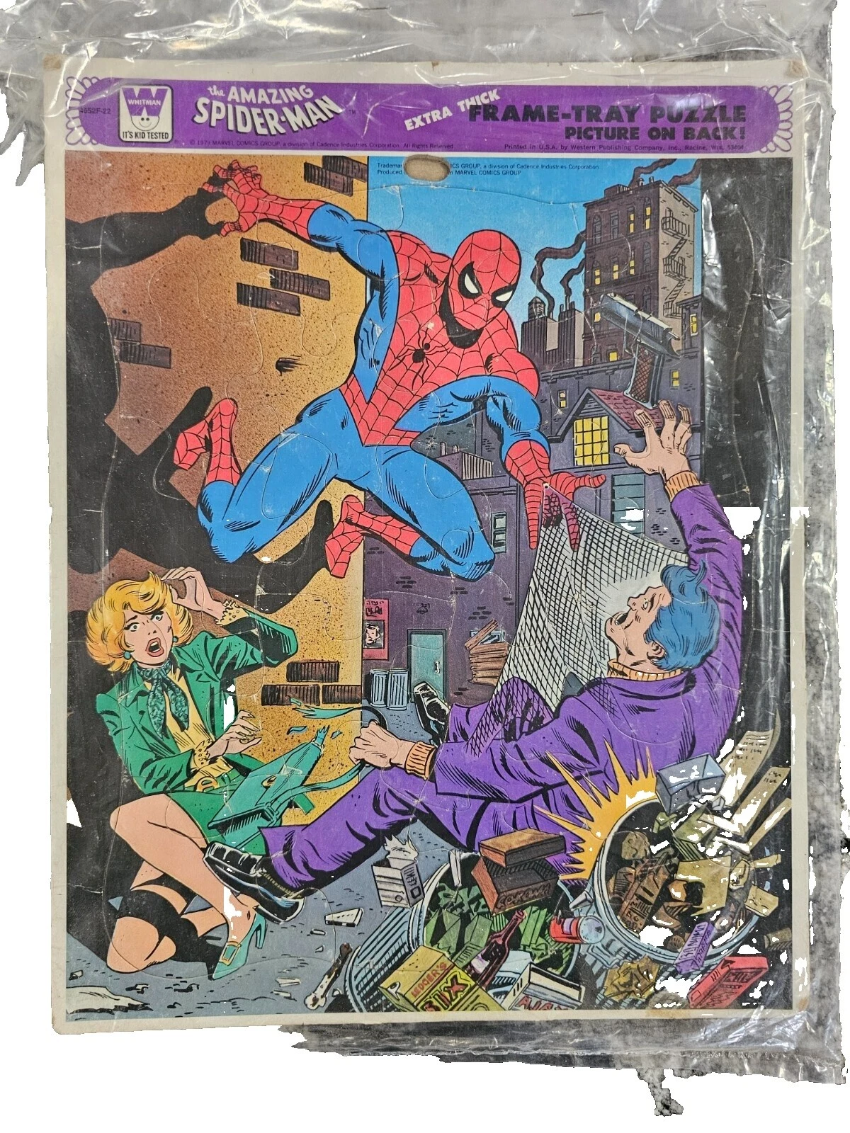 Quebra-cabeças de Papelão Whitman Spider-Man