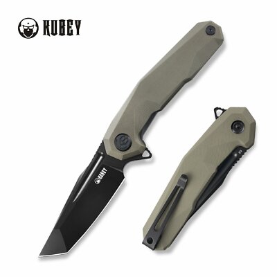 Kubey Carve KB237C D2 Steel Ball Bearing Folding Knife US Seller