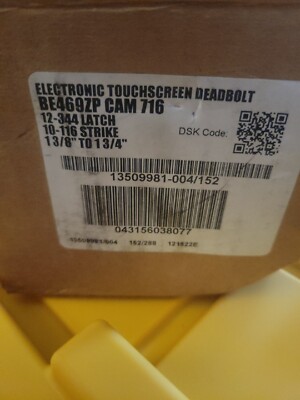 Schlage BE469ZPVCAM716 Touchscreen Deadbolt - Bronze