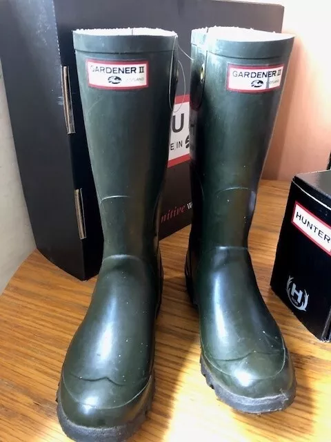 Hunter gardener wellington boots discount