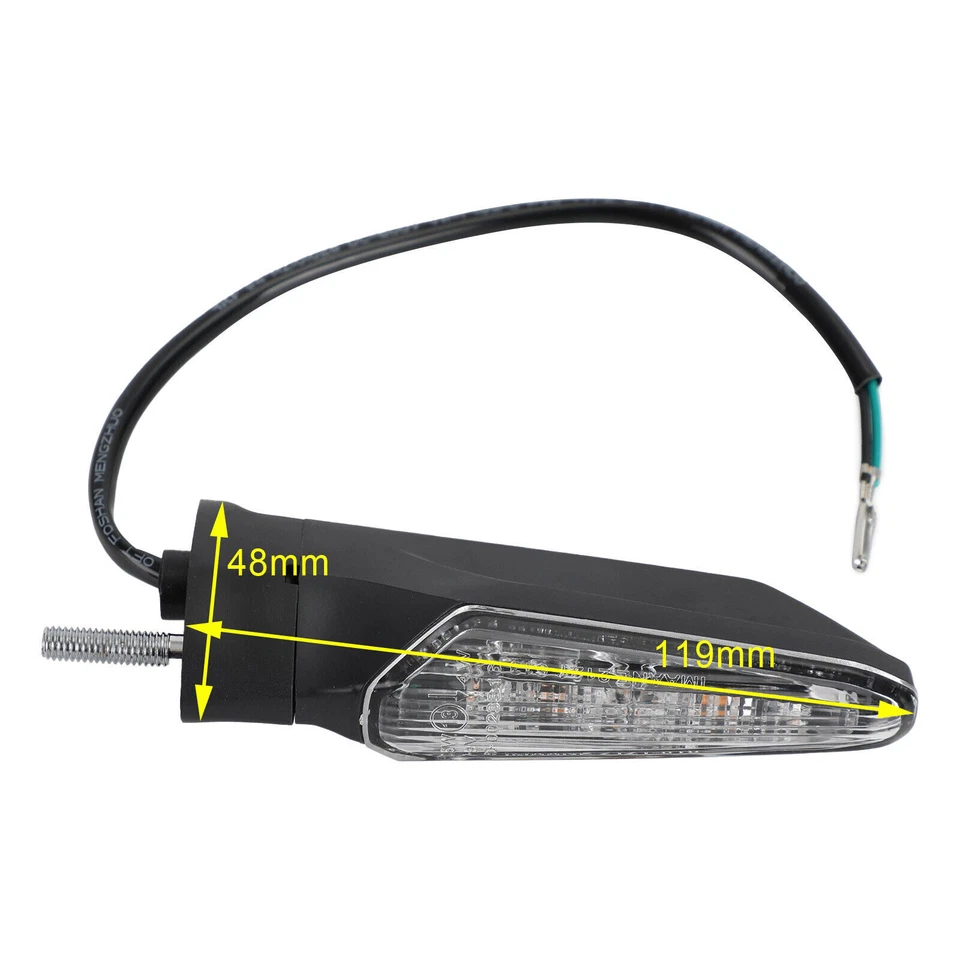 Front Rear LED Turn Signal Light For HONDA CRF1000L Africa Twin 2015-2017 Clear - Image 3 of 4