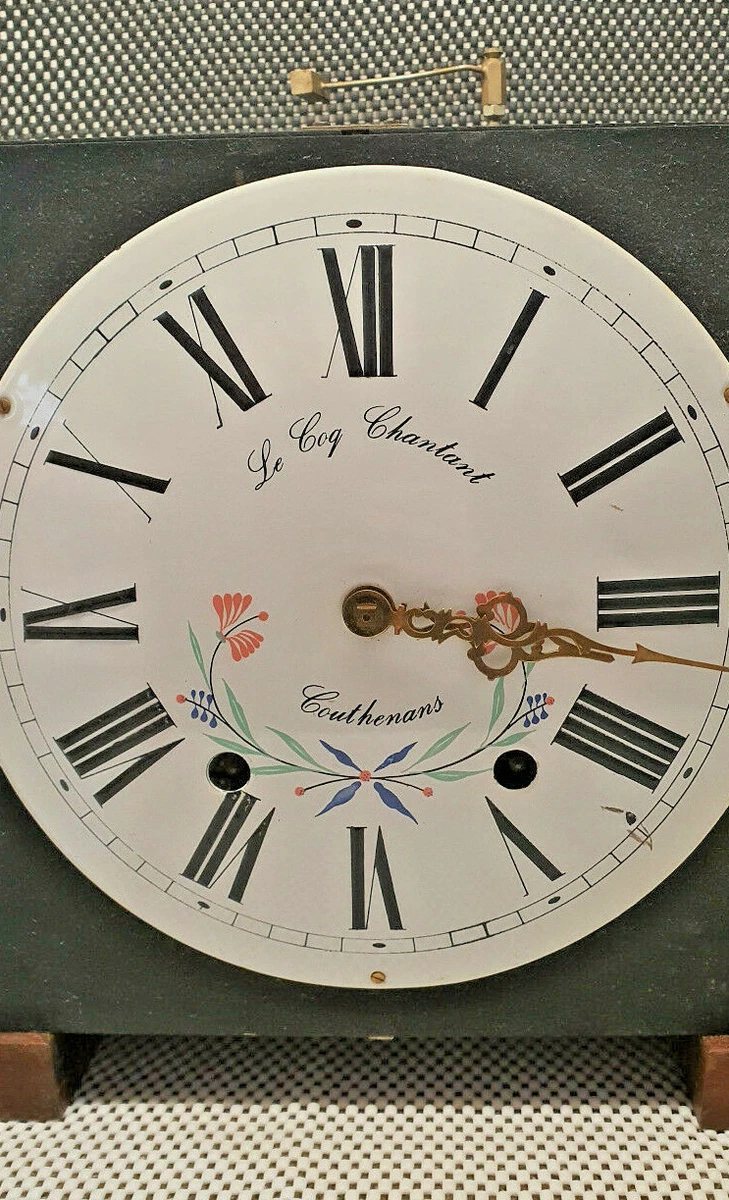 Antique Movement Pendulum Clock Contoise le coq chantant