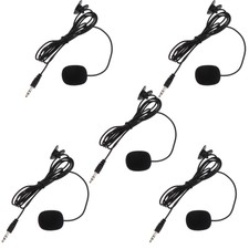 5 Pcs Lavalier Microphone For Live Broadcasts With Wide Range Of