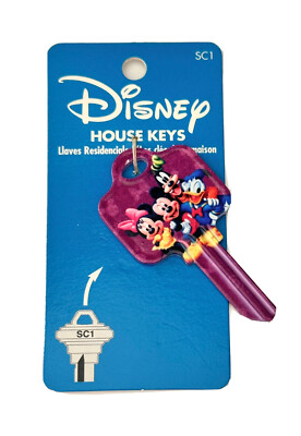 MICKEY MOUSE  BUDDIES House Key Blank for Schlage SC-1