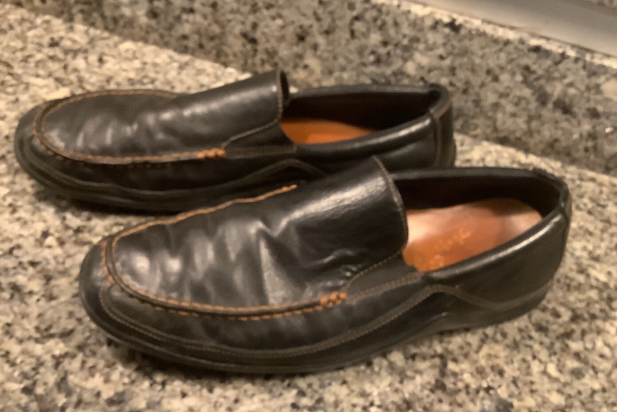 Cole Haan Mens Tucker Venetian Casual Slip On Loafer Black 