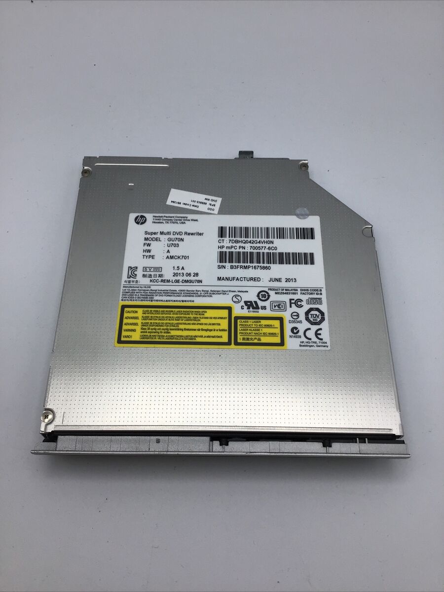 OEM HP EliteBook 2570p SATA DVDRW Multi Burner Drive GU70N OEM HP EliteBook 2570p SATA DVDRW Multi Burner Drive GU70N