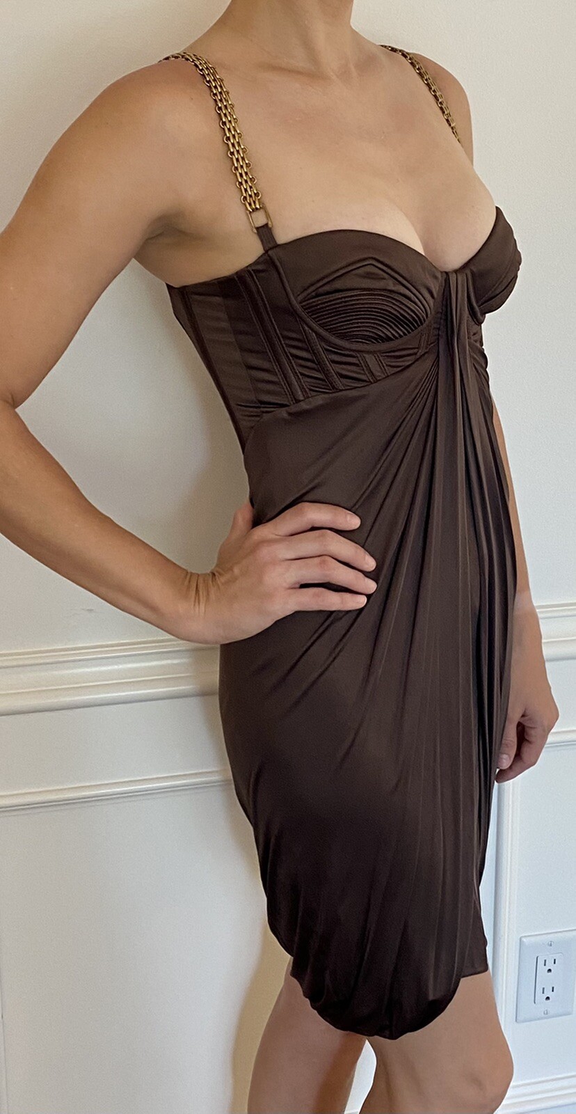 Vintage Gianni Versace Cocktail Dress Size 4 US 40 IT