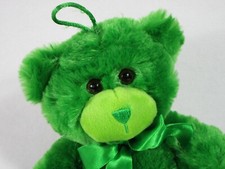 St. Patrick's Day Green Bear 7" Stuffed Plush by First Main