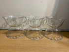 EUC (6) PYREX Clear 463A 463 A 6 oz Scalloped Custard Cups Ramekins Bowls GLASS