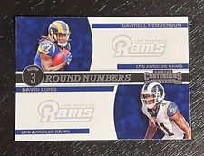 2019 Panini Contenders Round Numbers Darrell Henderson / David Long #RN-HL Rams