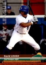 2007 Appalachian League Prospects Grandstand #17 David Lough Akron Ohio OH Card
