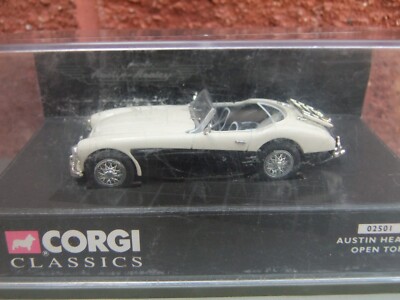 Corgi Solido A Century of Cars Austin Healey in Black and Cream