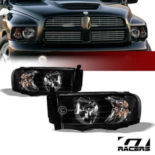 For 2002-2005 Dodge Ram 1500/2500 Black Housing Headlights Corner Signal Lamp Nb