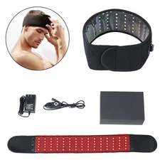 Near Infrared Red Light Therapy Headband Wrap Pad Belt For Head Pain Relief