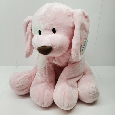 pink puppy stuffed animal