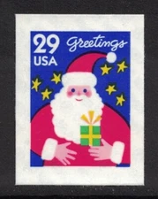 Scott 2873- Santa, Booklet Issue- MNH (S/A) 29c 1994- unused mint Christmas