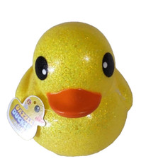 Yellow JUMBO Dazzle Duck Rubber Duck Collectible Glitter Large Sparkle Duck NWT