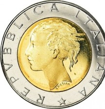 Monete Repubblica Italiana: 500 Lire dal 1982 al 2001 - FDC ASSOLUTO da rotolino