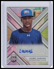 2018 Panini Elite Extra Edition #174 Leonel Sanchez Autographs