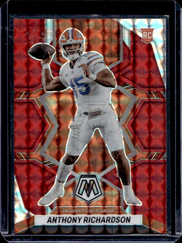 2023 Mosaic Draft Picks Anthony Richardson Mosaic Red RC #77/99 #4