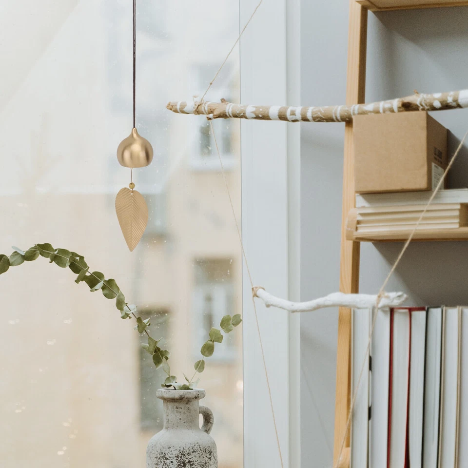 1 pieza Campana de viento Colgante Campana Vintage Metal Carillón de viento Fengshui Campana colgante Foto 3 de 4