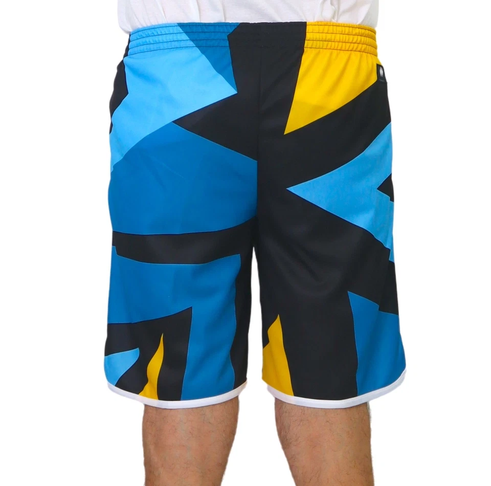 ERREA' REPUBLIC bermuda uomo short GRAPHIC R29P0W0Z59760 NERO CIANO estate 2024 - Imagen 2 de 3