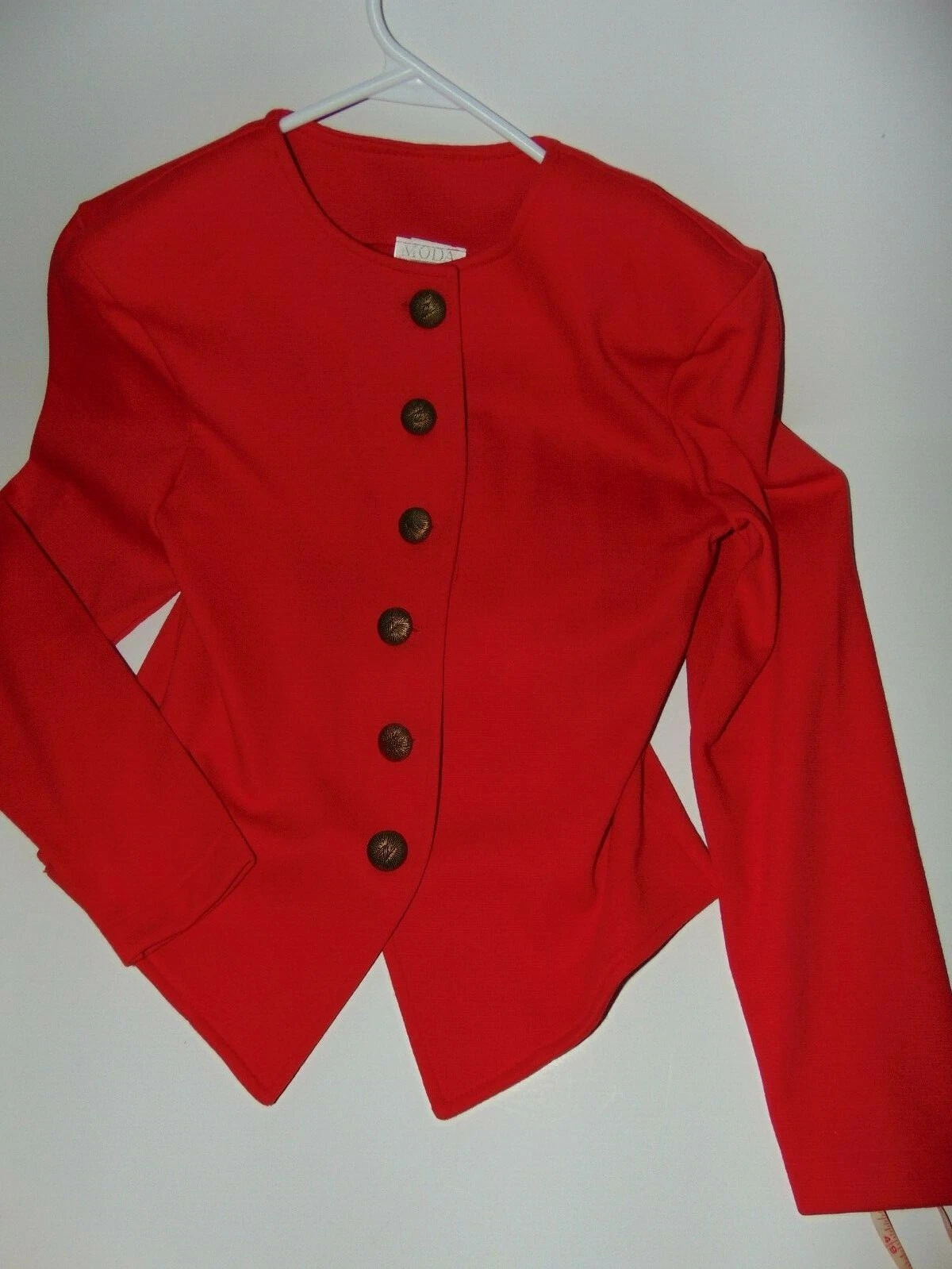 UNDERCOVER MODA INTL VS Tuta elettrica in maglia rossa Taglia S