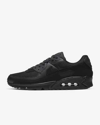 Size 15 - Nike Air Max 90 Triple Black 2020 for sale online | eBay
